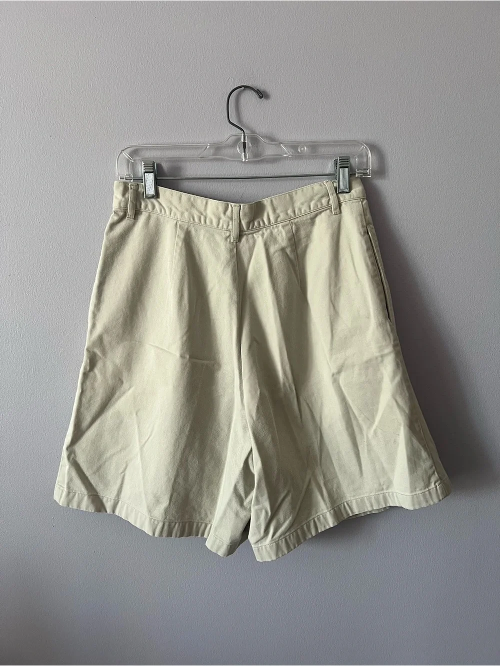 Polo Sport by Ralph Lauren Cream Pleated Chino Shorts